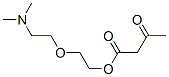 2-[2-(dimethylamino)ethoxy]ethyl acetoacetate Struktur