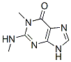 6H-Purin-6-one,  1,9-dihydro-1-methyl-2-(methylamino)- Struktur