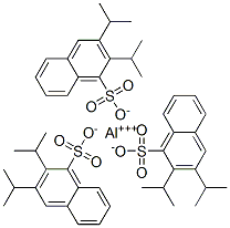 aluminium tris(diisopropylnaphthalenesulphonate) Struktur