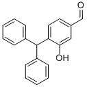 BENZALDEHYDE, 3-(DIPHENYLMETHYL)-4-HYDROXY- Struktur