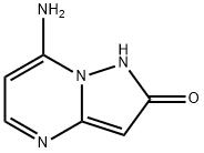 Pyrazolo[1,5-a]pyrimidin-2-ol,  7-amino-  (7CI) Struktur