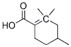 2,2,4-trimethylcyclohexenecarboxylic acid Struktur