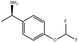 Benzenemethanamine, 4-(difluoromethoxy)-α-methyl-, (αR)- Struktur