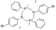 1,3-Di-p-bromophenyl-3,7-diphenyl-3,7-dimethyl-1,5-diaza-3,7-diphospho niacyclooctane 2I Struktur