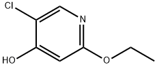 4-Pyridinol,  5-chloro-2-ethoxy- Struktur