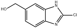 2-CHLORO-1H-BENZIMIDAZOLE-6-METHANOL Struktur