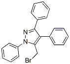 5-(bromomethyl)-1,3,4-triphenyl-1H-pyrazole Struktur