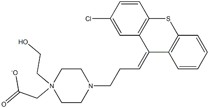 Zuclopenthixol acetate Struktur