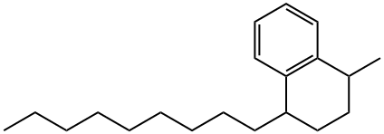 1,2,3,4-tetrahydro-1-methyl-4-nonylnaphthalene Struktur