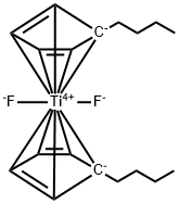 BIS(BUTYLCYCLOPENTADIENYL)DIFLUOROTITANIUM (IV) Struktur