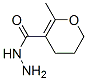 2H-Pyran-5-carboxylic  acid,  3,4-dihydro-6-methyl-,  hydrazide Struktur