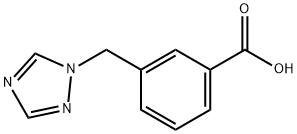 3-(1H-1,2,4-TRIAZOL-1-YLMETHYL)BENZOIC ACID Struktur