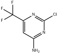 2-氯-6-(三氟甲基)-4-氨基嘧啶 結構式