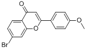 7-BROMO-2-(4-METHOXYPHENYL)-4H-CHROMEN-4-ONE Struktur