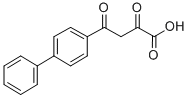 alpha,gamma-Dioxo-(1,1'-biphenyl)-4-butanoic acid Struktur