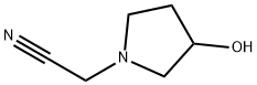 3-hydroxy-1-Pyrrolidineacetonitrile Struktur