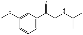 2-ISOPROPYLAMINO-1-(3-METHOXY-PHENYL)-ETHANONE Struktur