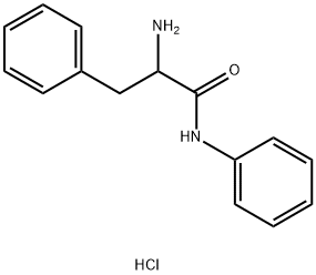 2-Amino-N,3-diphenylpropanamide hydrochloride Struktur