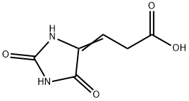 Propanoic  acid,  3-(2,5-dioxo-4-imidazolidinylidene)- Struktur