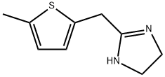 1H-Imidazole,  4,5-dihydro-2-[(5-methyl-2-thienyl)methyl]- Struktur