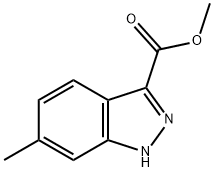 6-METHYL-3-INDAZOLECARBOXYLIC ACID METHYL ESTER Struktur