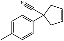 1-P-TOLYLCYCLOPENT-3-ENECARBONITRILE Struktur