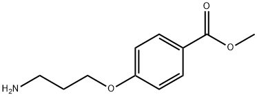 methyl 4-(3-aminopropoxy)benzoate Struktur