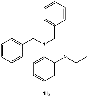 4-dibenzylamino-3-ethoxyaniline Struktur