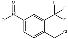 2-TrifluoroMethyl-4-nitrobenzyl chloride Struktur