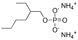 diammonium 2-ethylhexyl phosphate Struktur