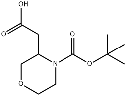 3-CARBOXYMETHYL-MORPHOLINE-4-CARBOXYLIC ACID TERT-BUTYL ESTER price.