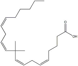 10,10-dimethylarachidonic acid Struktur