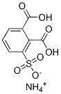 ammonium dihydrogen 3-sulphonatophthalate Struktur