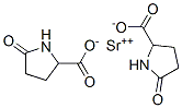 strontium bis(5-oxo-DL-prolinate) Struktur