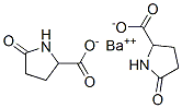 barium bis(5-oxo-DL-prolinate) Struktur