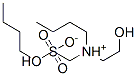 butylbis(2-hydroxyethyl)ammonium butyl sulphate Struktur