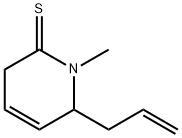 2(1H)-Pyridinethione,  3,6-dihydro-1-methyl-6-(2-propen-1-yl)- Struktur