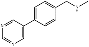 N-METHYL-N-(4-PYRIMIDIN-5-YLBENZYL)AMINE Struktur