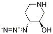 (3R,4R)-4-azidopiperidin-3-ol Struktur