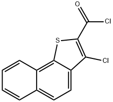 3-CHLORONAPHTHO[1,2-B]THIOPHENE-2-CARBONYL CHLORIDE Struktur