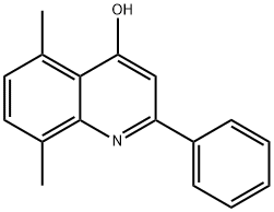 5,8-DIMETHYL-2-PHENYL-4-QUINOLINOL Struktur