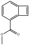 Bicyclo[4.2.0]octa-1,3,5,7-tetraene-2-carboxylic acid, methyl ester (9CI) Struktur