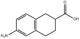 6-AMINO-1,2,3,4-TETRAHYDRONAPHTHALENE-2-CARBOXYLIC ACID Struktur