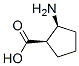 (1R,2S)-2-amino-cyclopentanecarboxylic acid Struktur