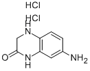 7-AMINO-3,4-DIHYDRO-1H-QUINOXALIN-2-ONE DIHYDROCHLORIDE Struktur