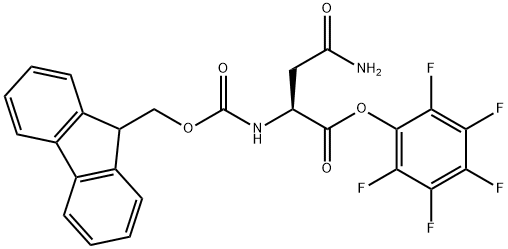 FMOC-ASN-OPFP Struktur