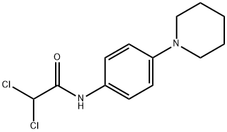 2,2-dichloro-N-(4-piperidinophenyl)acetamide Struktur