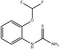 N-[2-(difluoromethoxy)phenyl]thiourea Struktur