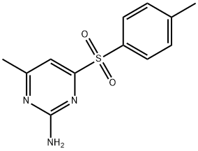 4-METHYL-6-((4-METHYLPHENYL)SULFONYL)PYRIMIDINE-2-YLAMINE Struktur