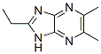 1H-Imidazo[4,5-b]pyrazine,  2-ethyl-5,6-dimethyl- Struktur